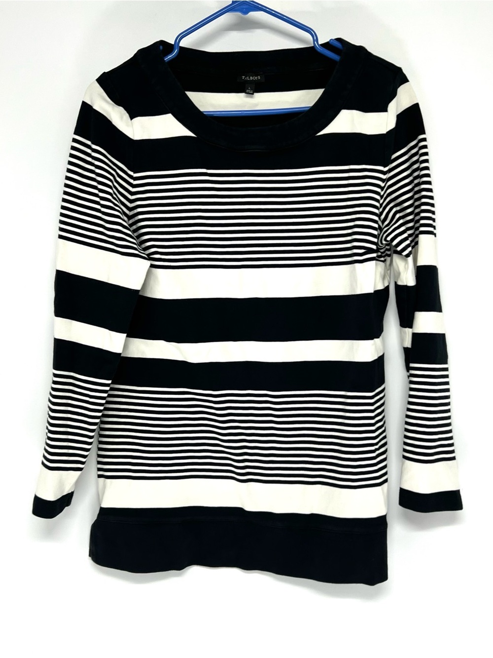 Talbots striped tunic top women’s large